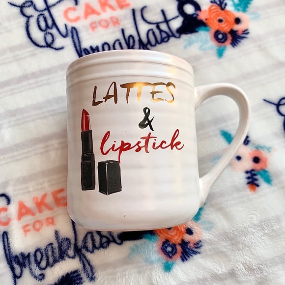 Other - 💄💋Lattes & Lipstick Mug💄💋